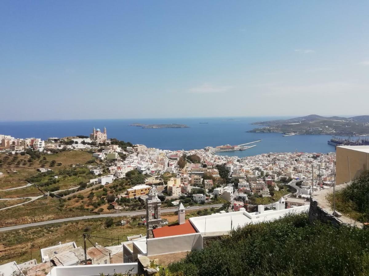 Angelica Lägenhet Ano Syros Exteriör bild
